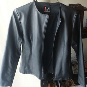 NWOT Faux Moto Jacket